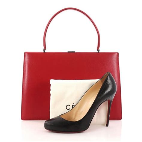 Celine top handle handbags